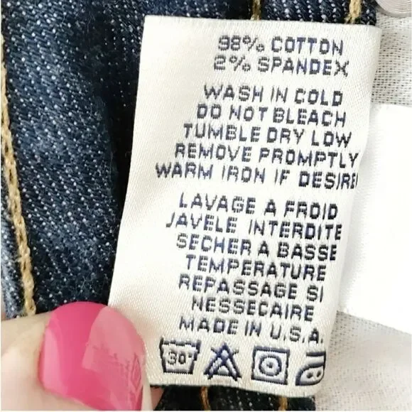 HUDSON SIGNATURE BOOTCUT BLUE JEANS LOW RISE WOMENS SIZE 26 - Picture 6 of 8